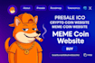 build a crypto token website meme token site and own token website