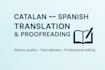 translate catalan to spanish and proofread