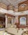 render 3d classical interior