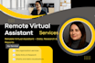 do data entry, web research and file organization