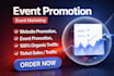 do event promotion, event flyer, eventbrite, website promotion