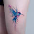 unique  watercolor tattoo design