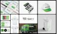 complete branding with logo, brand identity and style guide