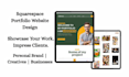 design a professional squarespace porfolio website to showcase your expertise