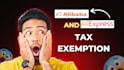 do alibaba aliexpress tax exexmption