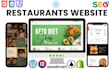develop a restaurant website with online table reservation and delivery booking
