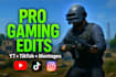 do gameplay video editing, montages and shorts