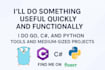 do something useful fast and functional