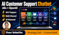 build an automated ai customer support chatbot in n8n for website slack or teams