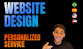 create your website landing page