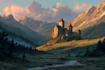 make amazing fantasy landscape illustrations