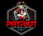 make an modern high quality flag, patriot logo