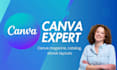 design canva booklet, brochure, ebook, flyer, canva expert