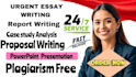 do urgent essay writing, powerpoint presentation, case study, and proposal