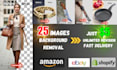 do clean background removal editing within hours