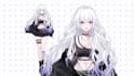 live 2d vtuber model, animate rig quality vtuber character in live2d, dakimakura