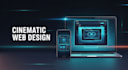 design a modern responsive website with cinematic visuals