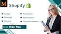 design,redesign shopify store optimize e commerce and automation