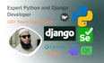 build python script, fast api and django web app with ai integration