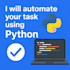 create custom python scripts to automate your tasks
