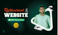 design restaurant website with restaurant menu