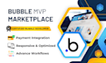 build bubble mvp marketplace as no code bubble io developer