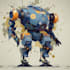 do cyberpunk, sci fi, robot, mecha character concept art my style