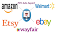 setup manage amazon wayfair ebay etsy walmart PPC campaigns ecommerce ads expert