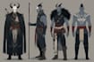 create fantasy character design and concept art ilustration