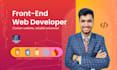 be your front end developer with react, HTML, CSS, js and firebase