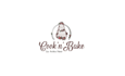 design minimal exceptional bake food logo
