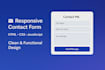 build a responsive website using HTML, CSS, java script