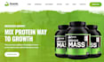 design nutraceutical website, supplements website, peptide website