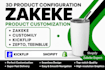 do 2d and 3d configuration on zakeke and kickflip