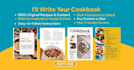 write a delicious cookbook or recipe ebook for you