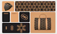 create monogram pattern design for fashion and package design
