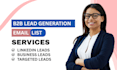generate leads , web research, copy paste and data entry