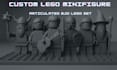 create 3d model lego set lego minifigure 3d miniature with instructions