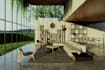 do interior model in sketchup, photo realistic render in d5 and lumion