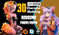 design a captivating vrchat furry avatar with amazing features
