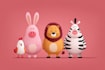 do cute animals, cute characters, cute cartoon mascot vector