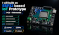 build an esp32 based iot prototype with pcb and firmware