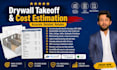 do drywall takeoff and cost estimation