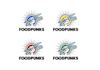 design amazing food punks logo