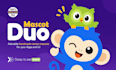 do cute brand mascot vector character 2d flat illustration