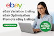optimize ebay listings for SEO, sales growth, and store success