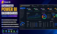 design automated interactive power bi dashboard and reports data visualization