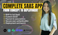 build a complete saas application from concept to deployment