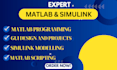 do matlab scripting, simulink modelling, simulation and gui design