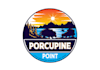 design super porcupine point campground logo